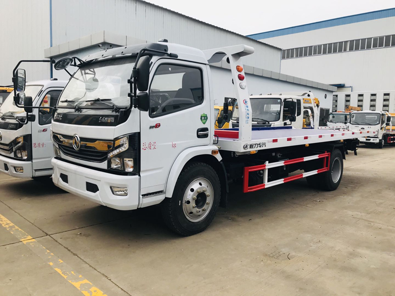 國六東風凱普特一拖二清障車(黃牌)