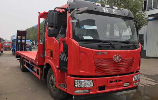 【國六】解放J6單橋平板車