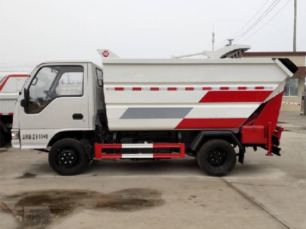 躍進(jìn)S70國(guó)六4方無(wú)泄漏自裝(后掛桶)卸式垃圾車