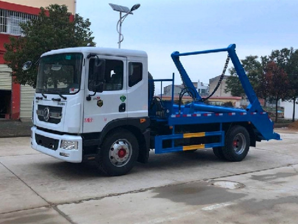 東風多利卡D9國六8~12方擺臂式垃圾車