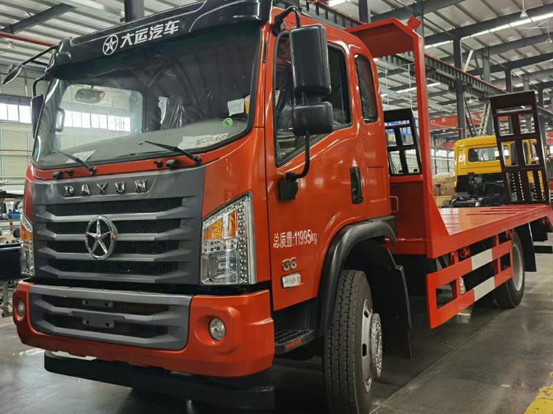 （國六）湖北大運(yùn)G6黃牌平板車