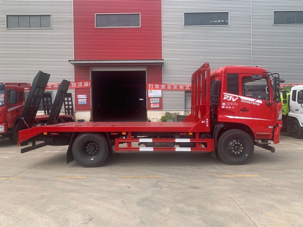 國六東風D3V平板拖車