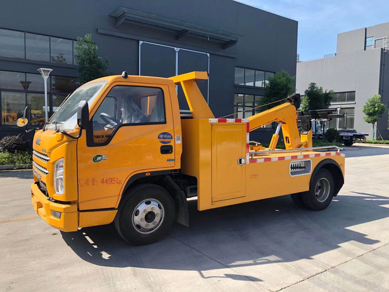 國六江鈴一拖一清障車拖吊聯(lián)體式