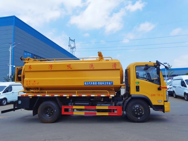 東風(fēng)福瑞卡12.5方清洗吸污車,聯(lián)合疏通車