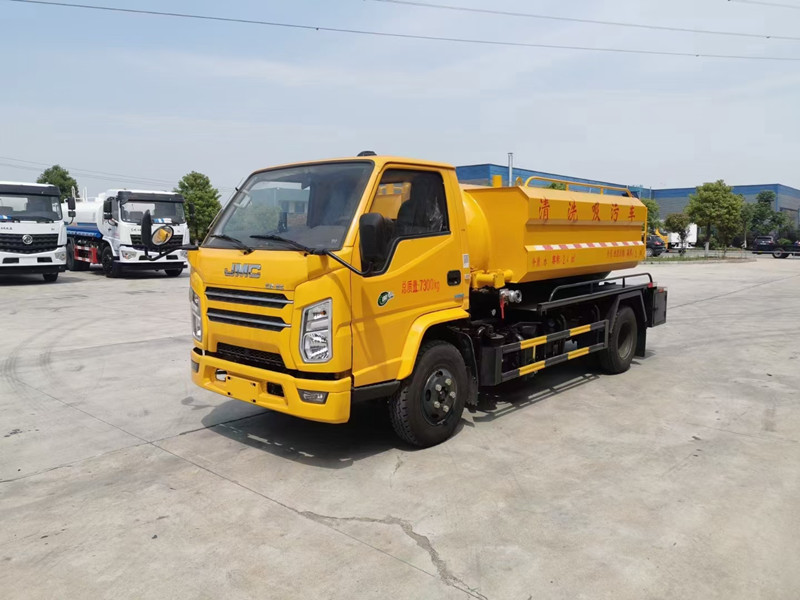 江鈴順達5方清洗吸污車，地下室專用